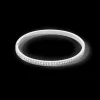 COEUR DE LION Bangle Stainless Steel & Crystals Silver Crystal 17