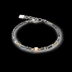 COEUR DE LION Bracelet Brilliant Square Trilogy Interchangeable Pendant Tricolor
