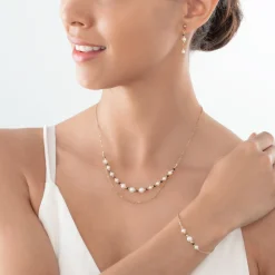 COEUR DE LION Bracelet Modern Princess Freshwater Pearls Gold
