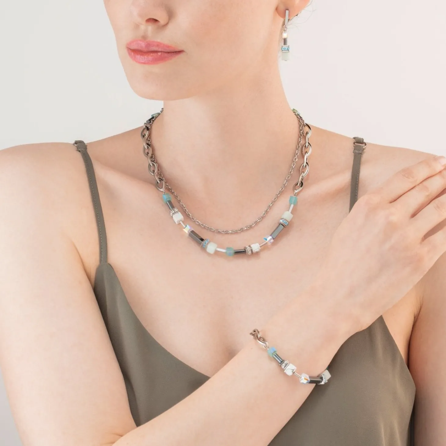 COEUR DE LION Bracelet Shape-Mix Multiwear Mint Green
