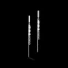 COEUR DE LION Brilliant Square Layer Earrings Silver