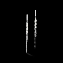 COEUR DE LION Brilliant Square Layer Earrings Silver