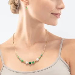 COEUR DE LION Candy Spheres Necklace Green