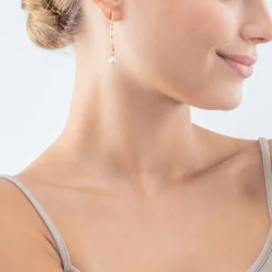 COEUR DE LION Classic Layer Earrings Gold Multicolour