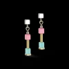 COEUR DE LION Cube Story Delicate Earrings Multicolor Spring