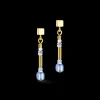 COEUR DE LION Cube Story Minimalistic Sparkling Earrings Multicolor Pastell