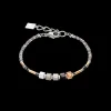 COEUR DE LION Cube Story Minimalistic Sparkling Bracelet Grey Gold