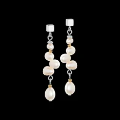 COEUR DE LION Dancing Freshwater Pearls Earrings Bicolor
