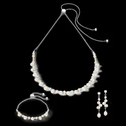 COEUR DE LION Dancing Freshwater Pearls Necklace Bicolor