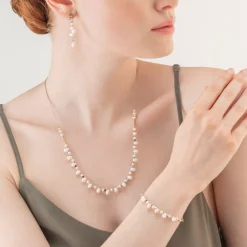 COEUR DE LION Dancing Freshwater Pearls Bracelet Bicolor