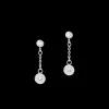 COEUR DE LION Earrings Coins & Chains Silver-Lilac