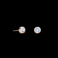 COEUR DE LION Earrings Crystal & Stainless Steel Light Blue