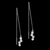 COEUR DE LION Earrings Dancing Geocube® Small Stainless Steel Silver