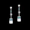 COEUR DE LION Earrings Geocube® Medium Aqua-White