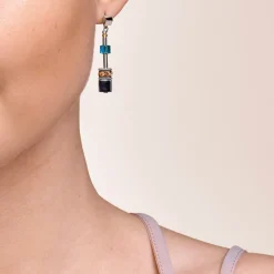 COEUR DE LION Earrings Geocube® Medium Multicolour Rainbow