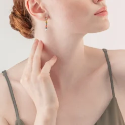 COEUR DE LION Earrings Princess Pearls Asymmetry Indian Summer