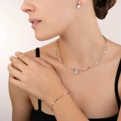 COEUR DE LION Earrings Swarovski® Crystals & Stainless Steel Multicolour Nature