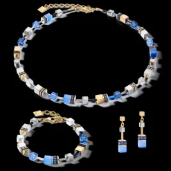 COEUR DE LION Geocube® Bracelet Blue-Gold