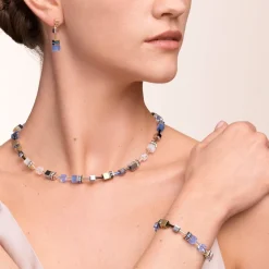 COEUR DE LION Geocube® Bracelet Blue-Gold