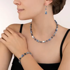 COEUR DE LION Geocube® Bracelet Sodalite & Haematite Blue