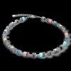 COEUR DE LION Geocube® Candy Necklace Aqua Pink