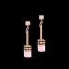 COEUR DE LION Geocube® Iconic Chain Earrings Pale Blue Pink