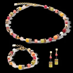 COEUR DE LION Geocube® Iconic Multicolour Indian Summer Earrings