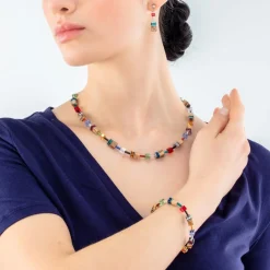 COEUR DE LION Geocube® Iconic Nature Bracelet Multicolour Brown