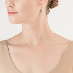 COEUR DE LION Geocube® Iconic Precious Earrings Multicolour Delight