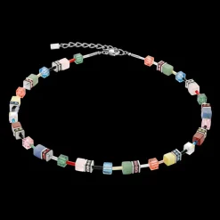COEUR DE LION Geocube® Iconic Precious Necklace Multicolour Delight