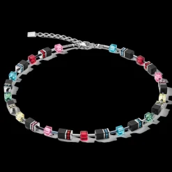COEUR DE LION Geocube® Necklace Onyx Multicolour Pop Art