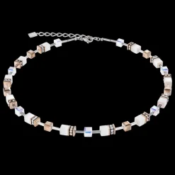 COEUR DE LION Geocube® Necklace White