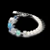 COEUR DE LION Geocube® Precious Fusion Pearls Bracelet Aqua Blue