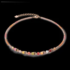 COEUR DE LION Necklace Cube Story Sparkling Indian Summer