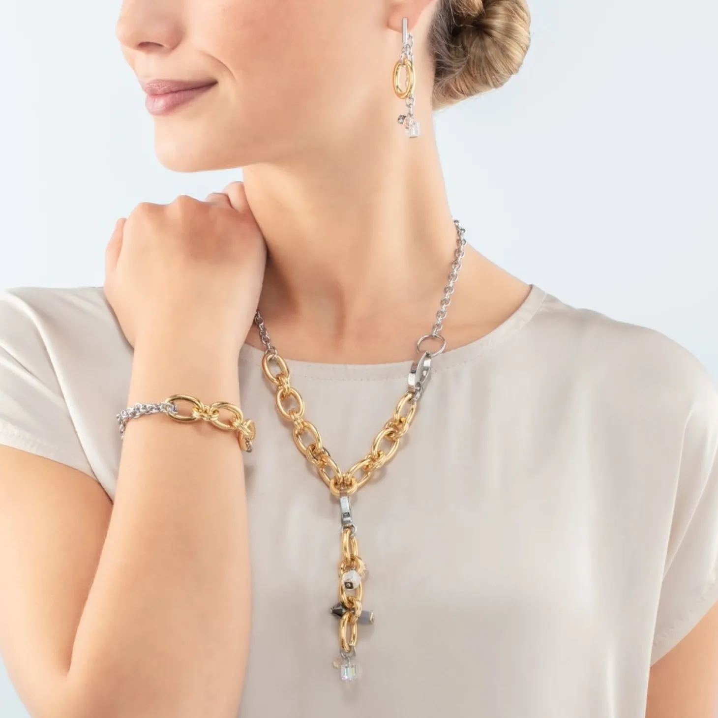 COEUR DE LION Neptune's Treasure Bicolor Necklace