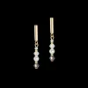 COEUR DE LION Princess Pearls Earringse Grey-Crystal