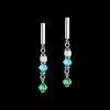 COEUR DE LION Princess Shape Mix Earrings Mint Green