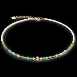 COEUR DE LION Princess Spheres Necklace Green