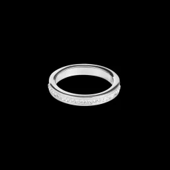 COEUR DE LION Ring Stainless Steel Silver & Crystals Pave Crystal