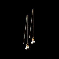 COEUR DE LION Small Guardian Earrings White