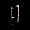 COEUR DE LION Solitaire Freshwater Pearl Earrings Gold