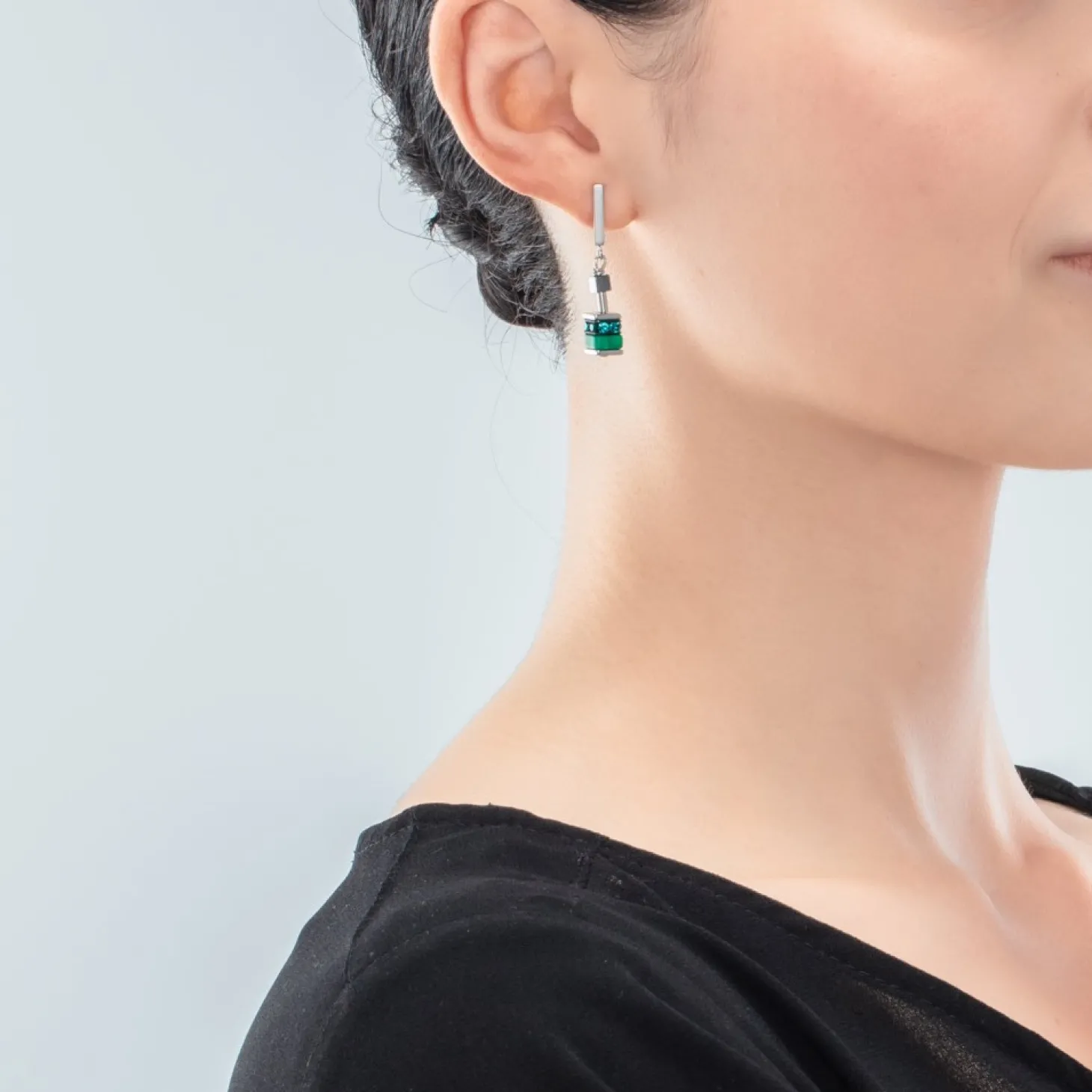 COEUR DE LION Sparkling Classic Update Earrings Green