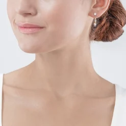 COEUR DE LION Sparkling Dot Earrings Gold Silver