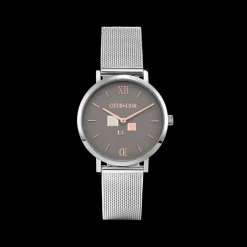 COEUR DE LION Watch Round Cool Grey Milanese Stainless Steel