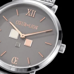 COEUR DE LION Watch Round Cool Grey Milanese Stainless Steel