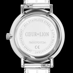 COEUR DE LION Watch Round Cool Grey Milanese Stainless Steel