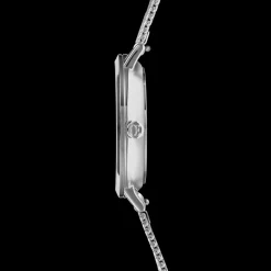 COEUR DE LION Watch Round Mother-Of-Pearl Milanaise Stainless Steel Silver