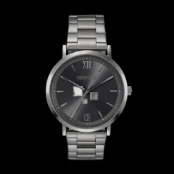 COEUR DE LION Watch Round Statement Unisex Anthracite Sunray Stainless Steel Light Gun Metal